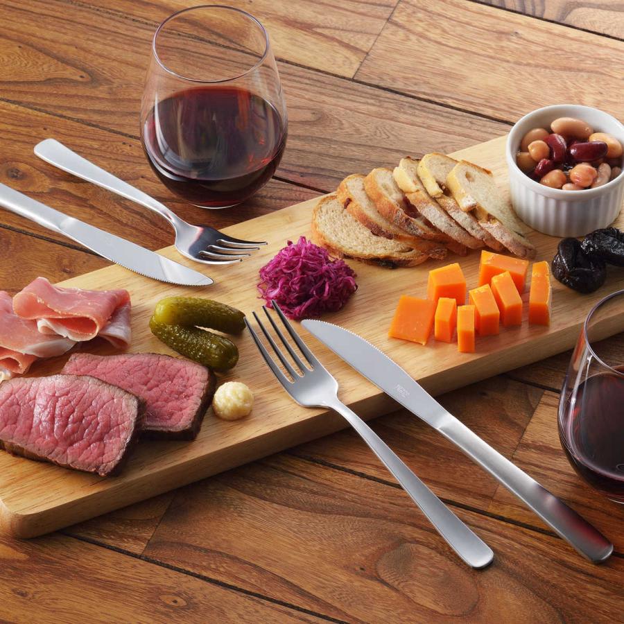 ヨシカワ ステーキナイフ＆フォークセット （ ステンレス 日本製 燕