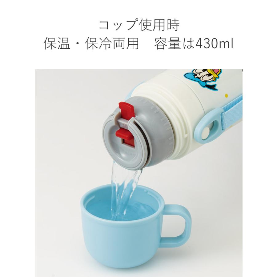 Disney（ディズニー） 水筒 470ml 超軽量2WAYステンレスボトル