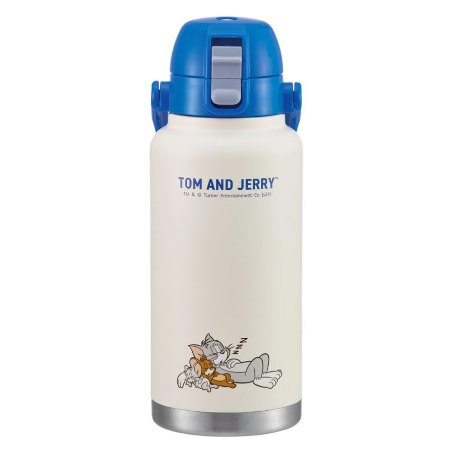 スケーター 水筒 1L ハンドル付ダイレクトボトル トムジェリおひるね