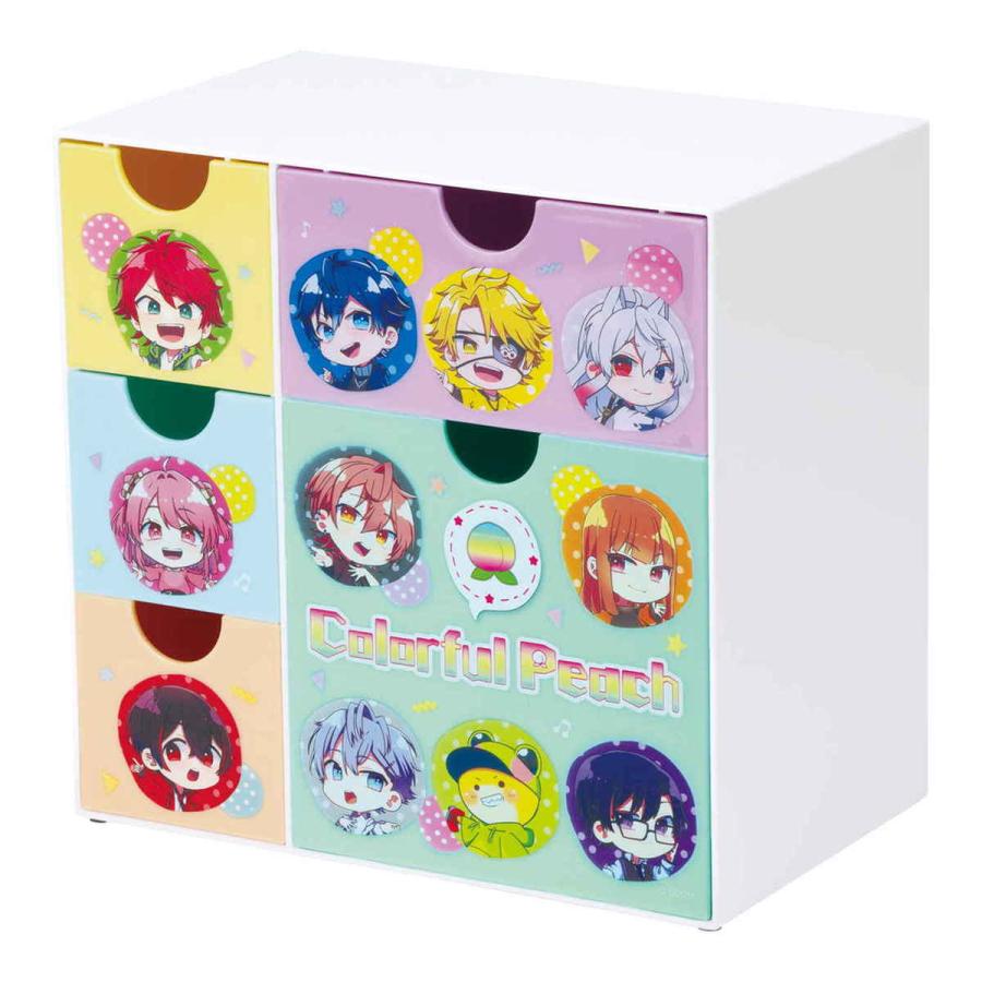 チェスト　カラフル　木製　引き出し　小物入れ　ポップ　かわいい スケーター 収納ボックス 引き出しいっぱいチェスト ミニ 小物入れ 幅