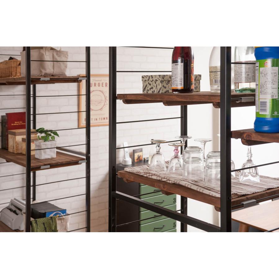 オープンラック収納　壁面収納 楽天市場】突っ張り 壁面収納 幅90×奥行30cm オープンラックタイプ