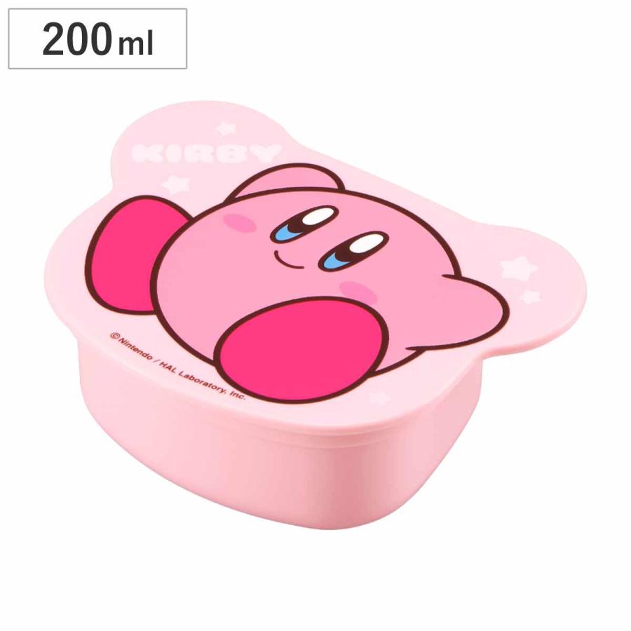 星のカービィ　タッパー OSK（オーエスケー） 弁当箱 200ml 星のカービィ ダイカットシール容器