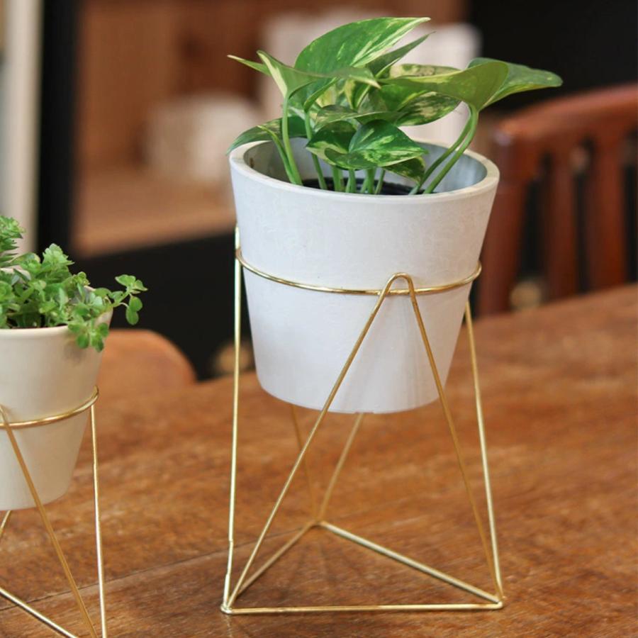 Creer フラワースタンド インブルーム ラインポットスタンド L