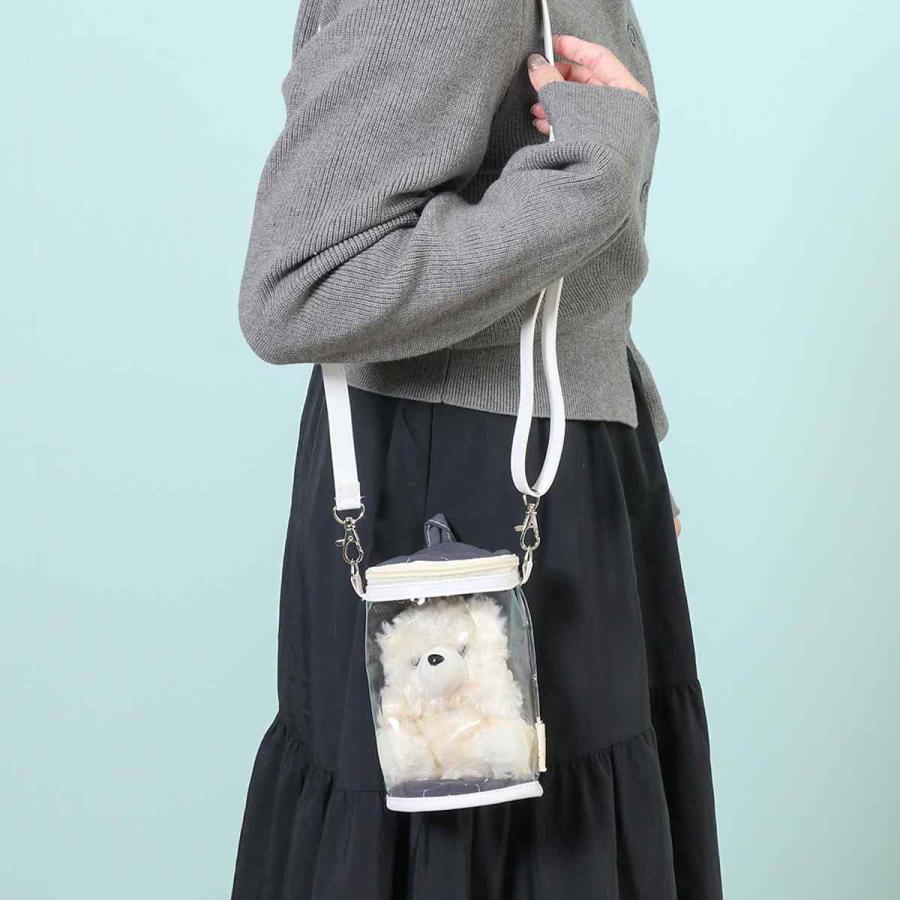 不二貿易（Fuji Boeki） 推し活 バッグ ぬいぐるみ クリアバッグ