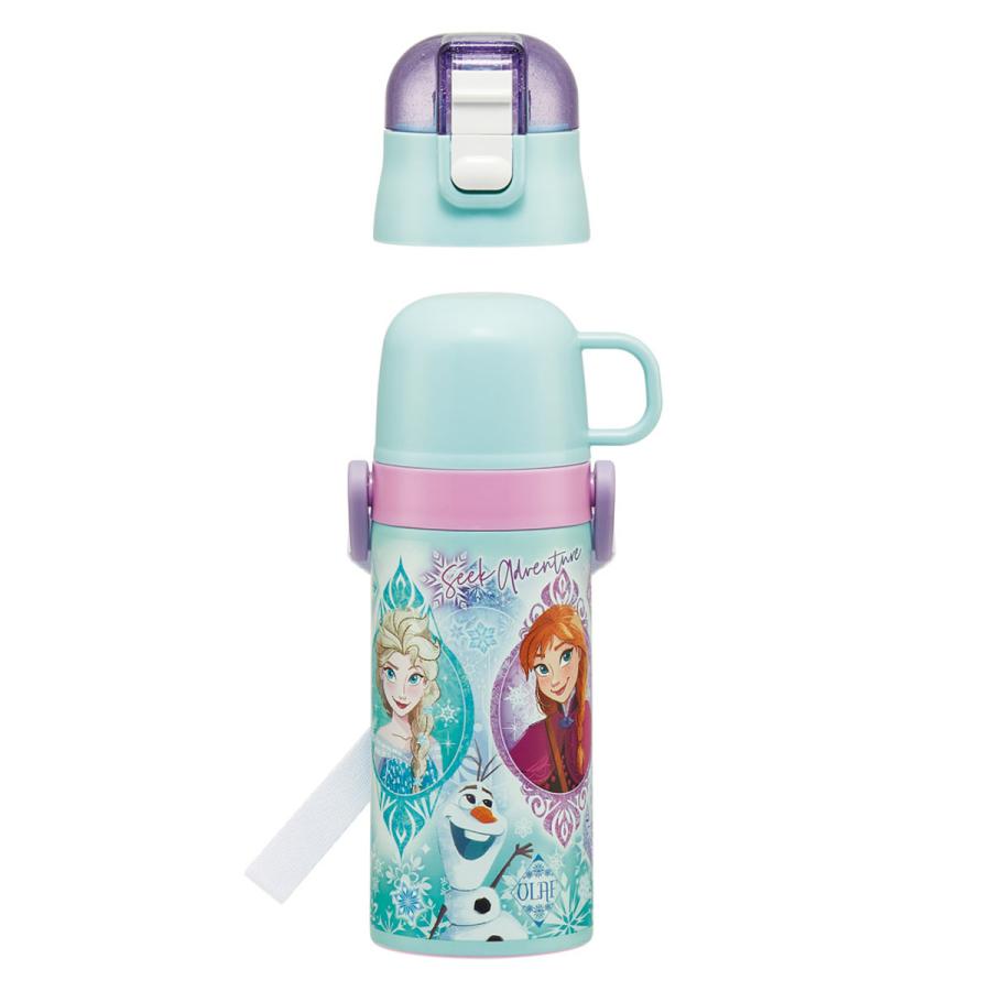 スケーター 水筒 400ml 350ml 子供用2WAYボトル アナと雪の女王