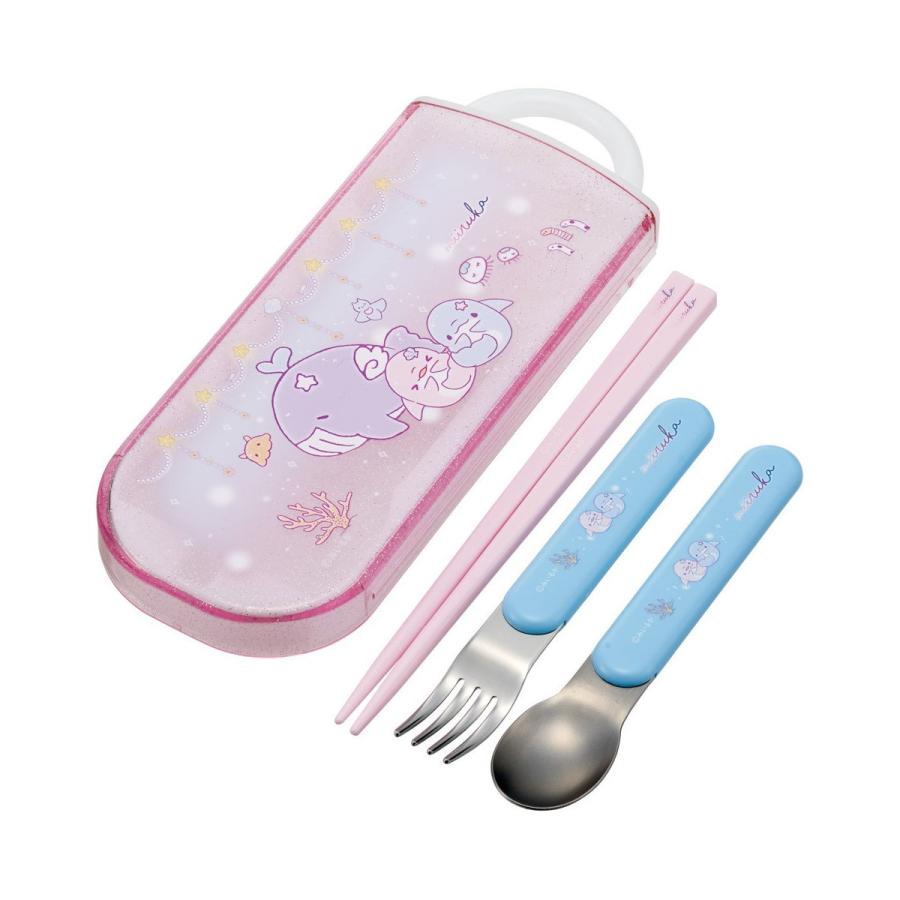 スケーター トリオセット 抗菌食洗対応トリオセット みいるか スプーン