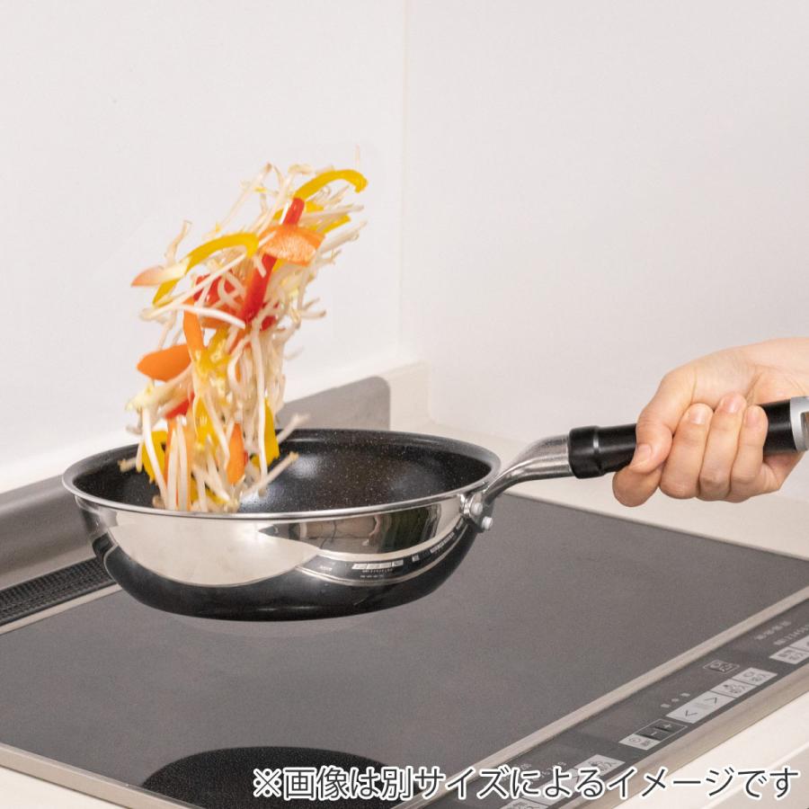 ウルシヤマ金属工業 フライパン 20cm 深型 IH対応 セラブルコート