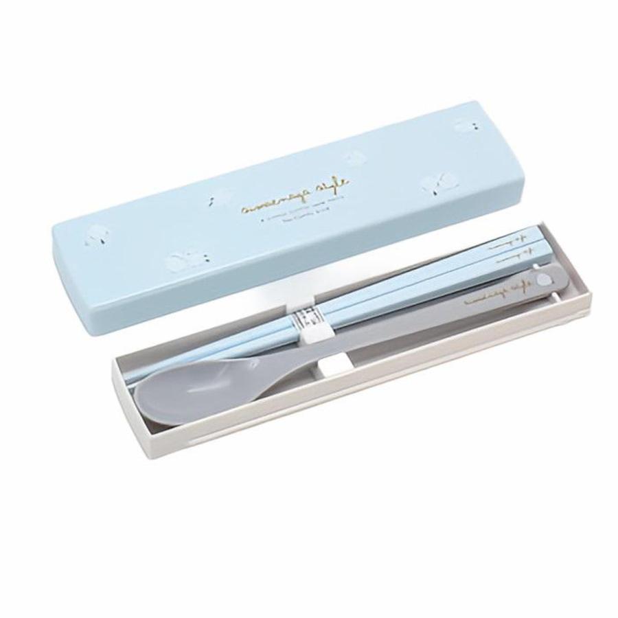 OSK コンビセット シマエナガ 引フタコンビ 箸 スプーン （ スライド