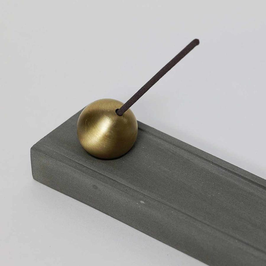 magnet お香立て ドメニコ コンクリート 真鍮 スチール （ インセンス