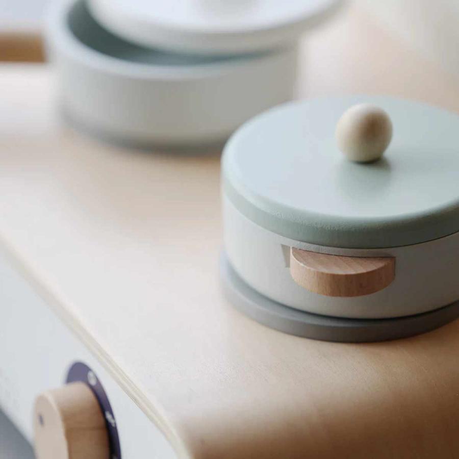 magnet おもちゃ おうちごっこ ままごと キッチンセット 木製 KURUKURU