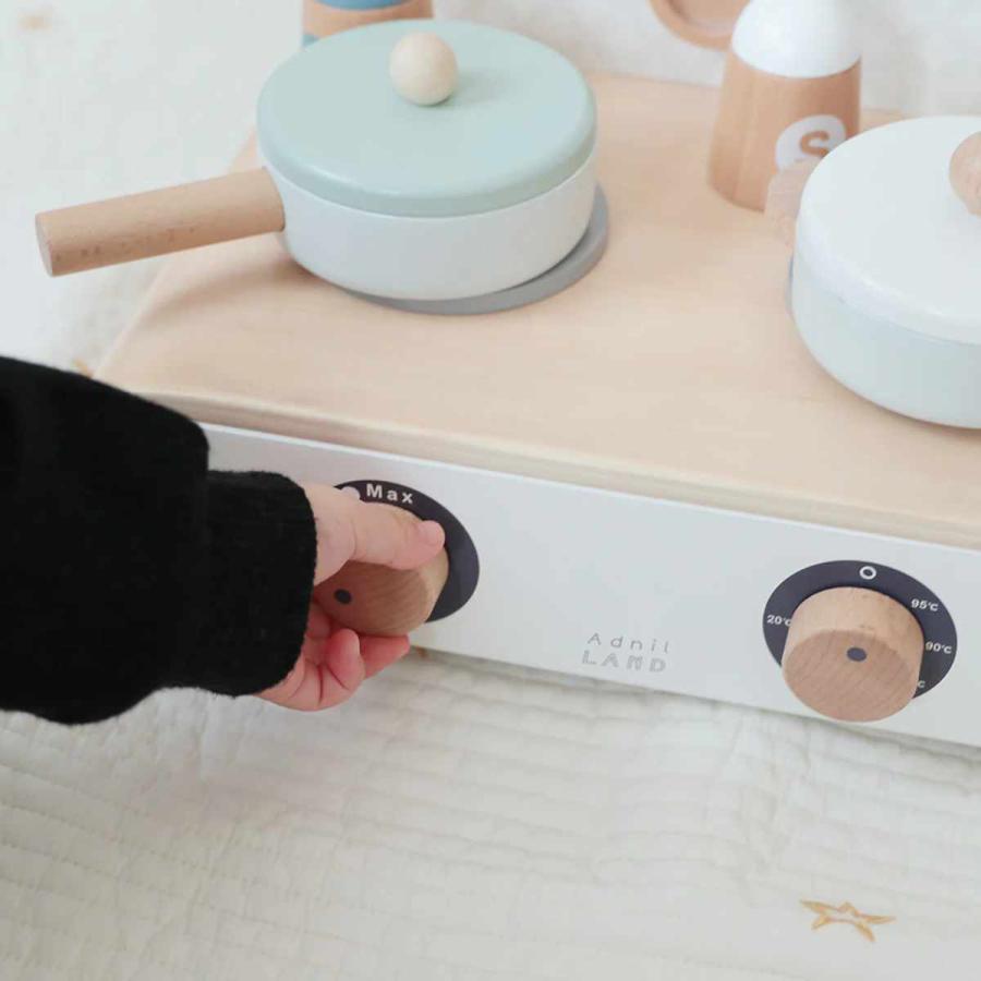 magnet おもちゃ おうちごっこ ままごと キッチンセット 木製 KURUKURU