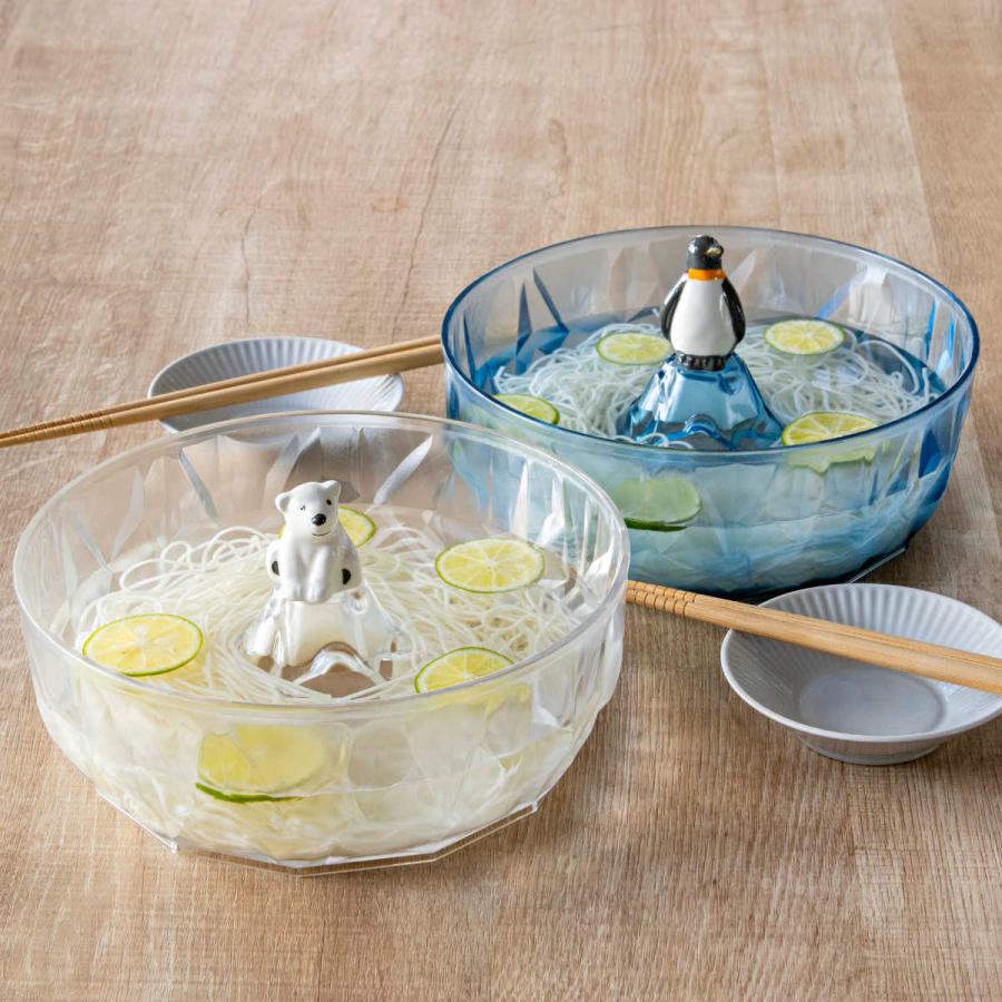 パール金属 流氷 しろくま そうめん鉢 （ 鉢 そば そうめん