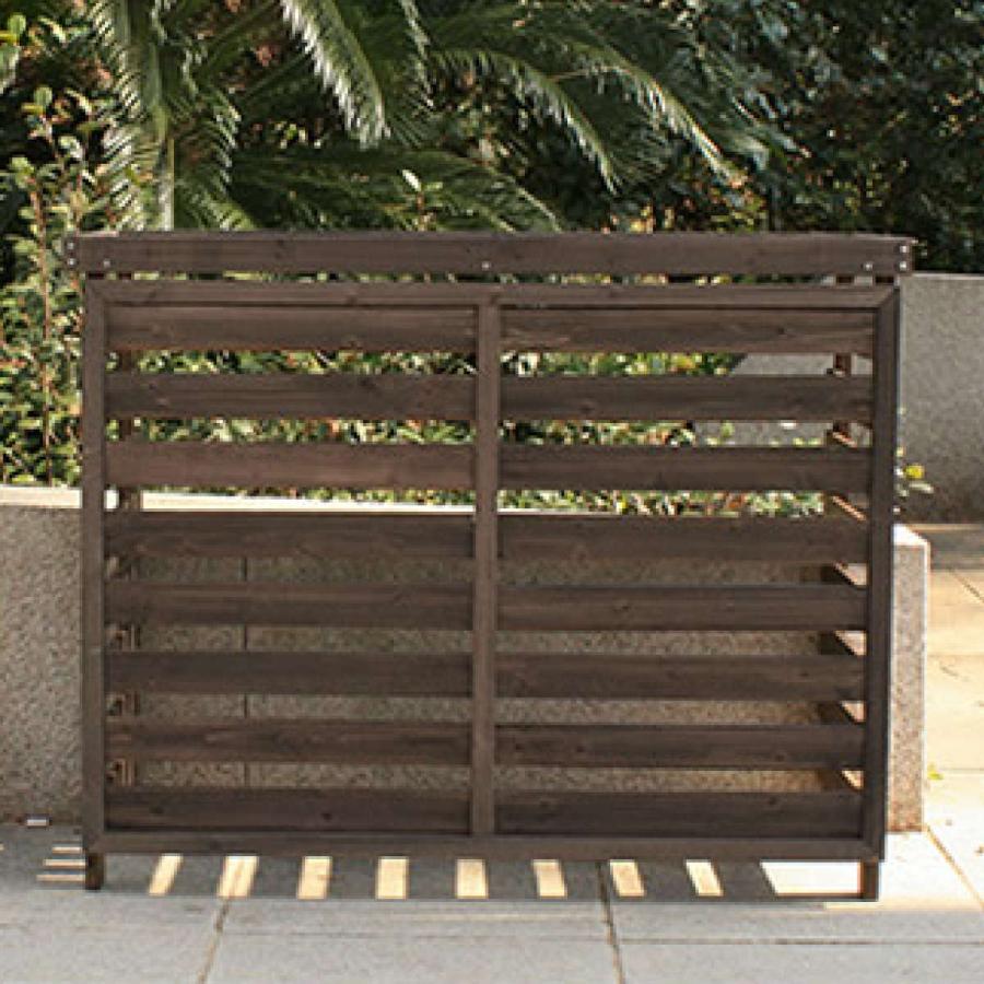 室外機カバー ボーダー室外機カバー 大型 幅110cm （ エアコン室外機