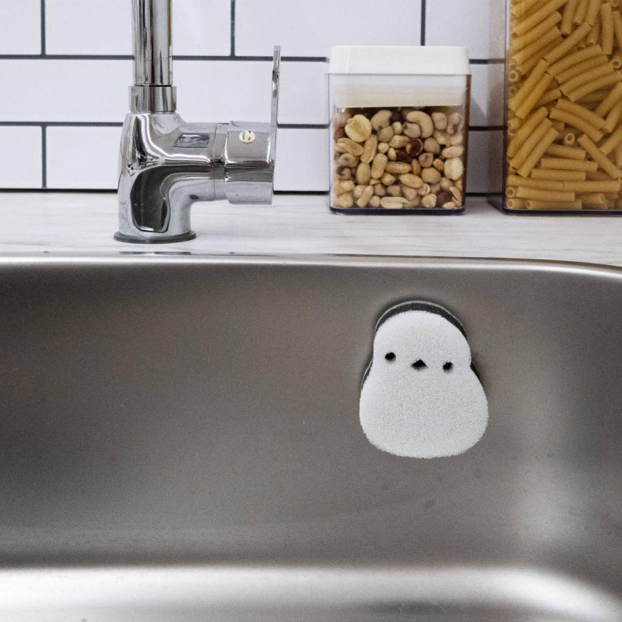 小久保工業所 シンク洗い シマエナガ シンクに貼り付く お掃除