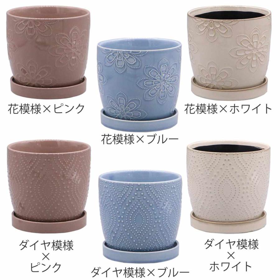 植木鉢 ドーセポット S 受け皿付き （ フラワーポット プラントポット
