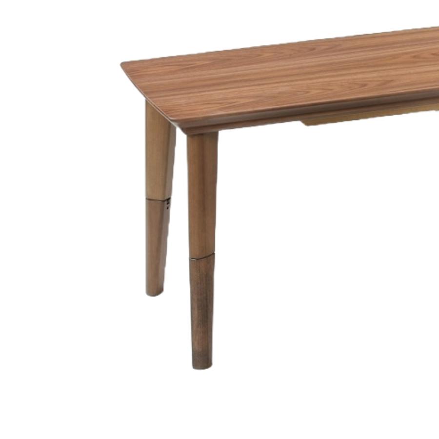 こたつテーブル 継ぎ脚 幅120cm ハイタイプ ロータイプ 2way （ こたつ