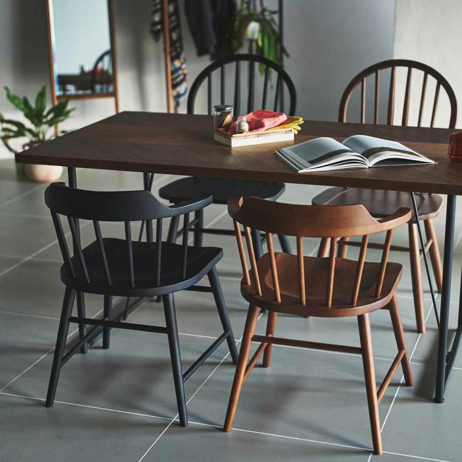 東谷 ダイニングチェア 座面高44cm ウィンザーチェア タンジ― form