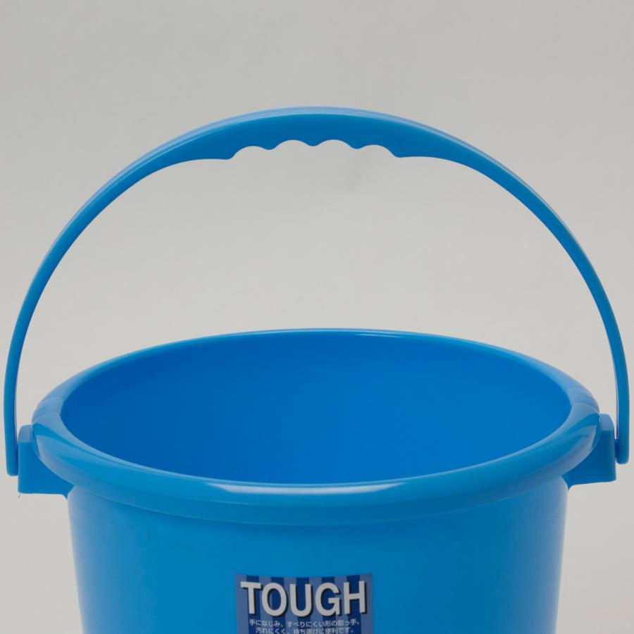 サンコープラスチック バケツ 本体 15L 目盛り付き 握りやすい ニュー