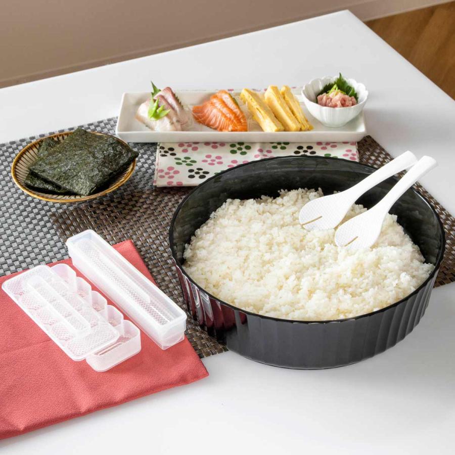 パール金属 寿司桶 おウチで楽しい プラスチック 四種の彩り寿司セット