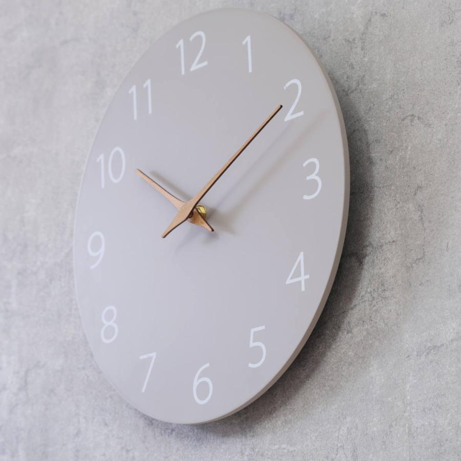 不二貿易（Fuji Boeki） 掛け時計 mokumo 静音 ウォールクロック 秒針