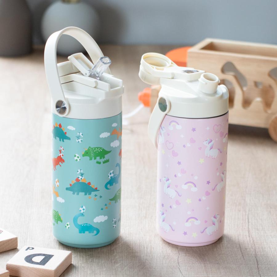 子ども用水筒 400ml カラフルデザイン 子ども用水筒 400ml カラフル