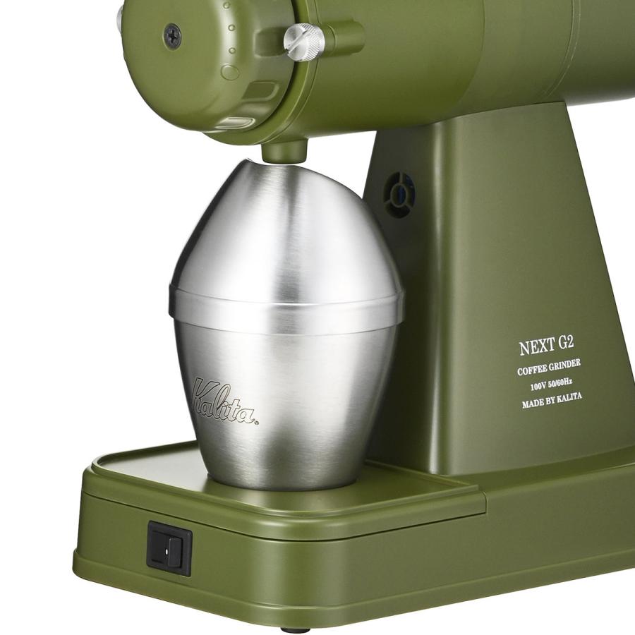 コーヒーグラインダー　NextG2 カーキ　カリタ 楽天市場】カリタ ネクスト G2 アーミーグリーン NEXT G2 電動コーヒー