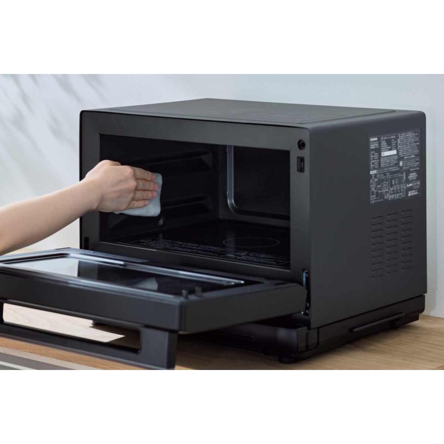 象印ブラックオーブンレンジ フラットプレート付き 象印（ZOJIRUSHI） オーブンレンジ 23L 電子レンジ （ 象印マホービン
