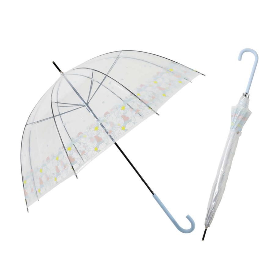 長傘 雨傘 ピーナッツ クリアアンブレラ スヌーピー 59cm （ SNOOPY 傘