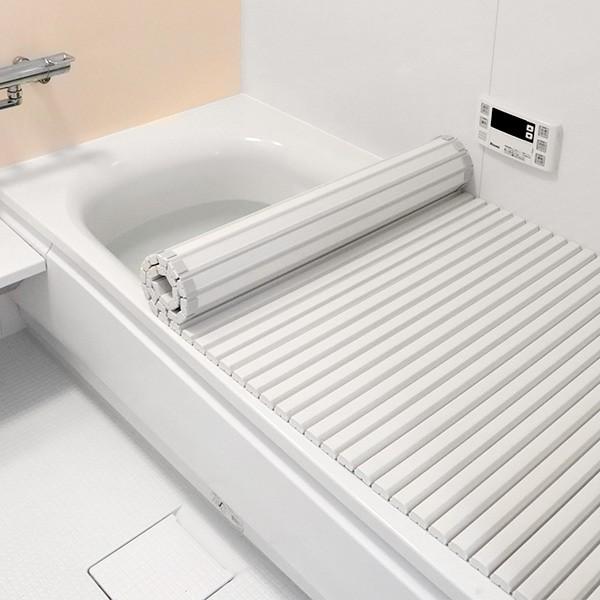 風呂ふた アクアウェイ シャッター式 撥水加工 M12 70×120cm （ 風呂蓋