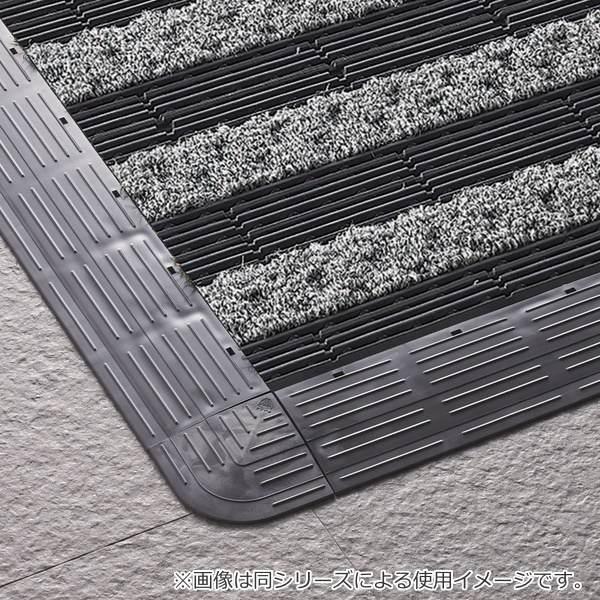 玄関マット 風除室 業務用 15×15cm ブラシライン 樹脂システムマット