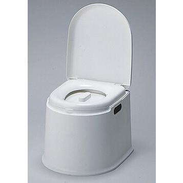 山崎実業 ポータブルトイレ P型 介護 簡易トイレ 防災 日本製 （ 介護