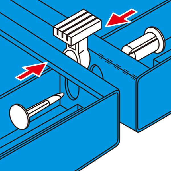 山崎産業 スノコ 抗菌 プラスチック製 60×180.6cm YSカラースノコ L型