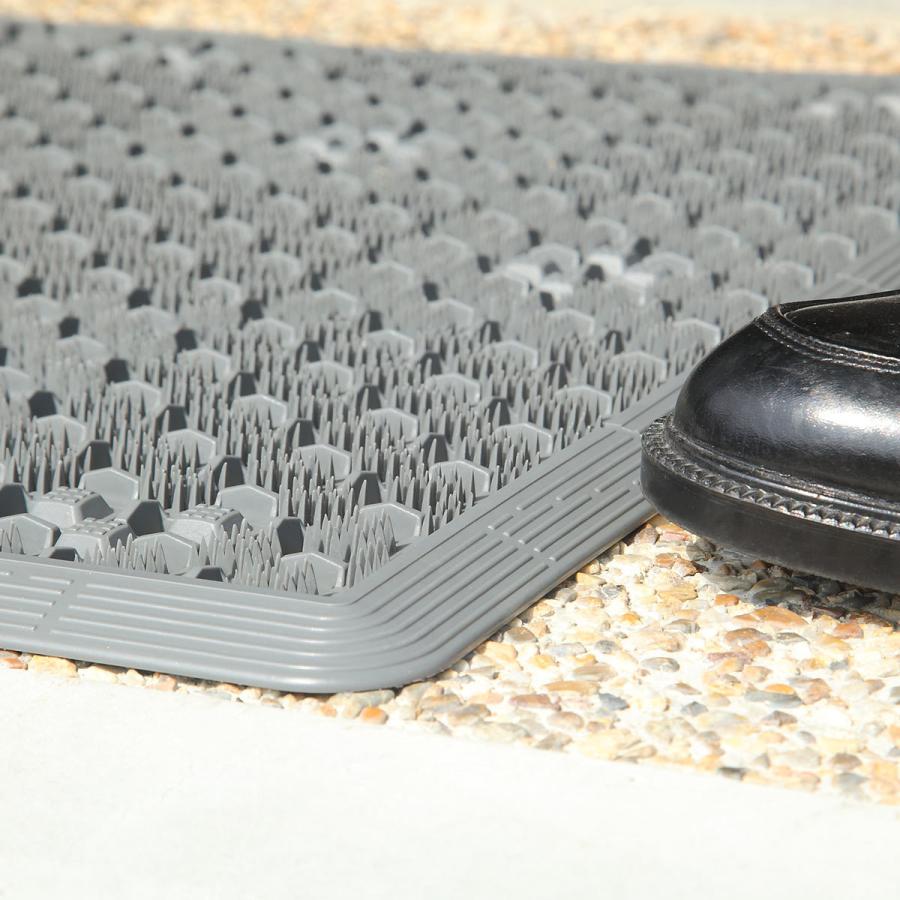 山崎産業 玄関マット 泥落とし 業務用 45×75cm 泥っぷマット （ コンドル 玄関 マット 屋外用 泥 土砂 落とし ） : リビン ...