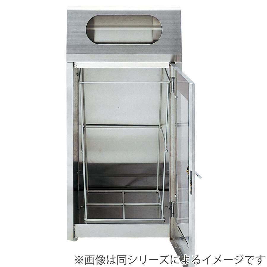 山崎産業 屋内用ゴミ 業務用ダストボックス 60L 丸穴蓋 1面窓 山崎産業 屋内用ゴミ 業務用ダストボックス 60L 丸穴蓋 1面窓