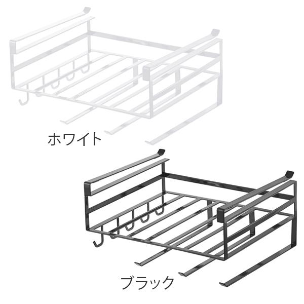 tower 戸棚下多機能ラック タワー （ 山崎実業 タワーシリーズ 収納ラック フック付き 戸棚下収納 キッチン 収納 吊戸棚 キッチン収納 キッチン小物収納 ）｜livingut｜05