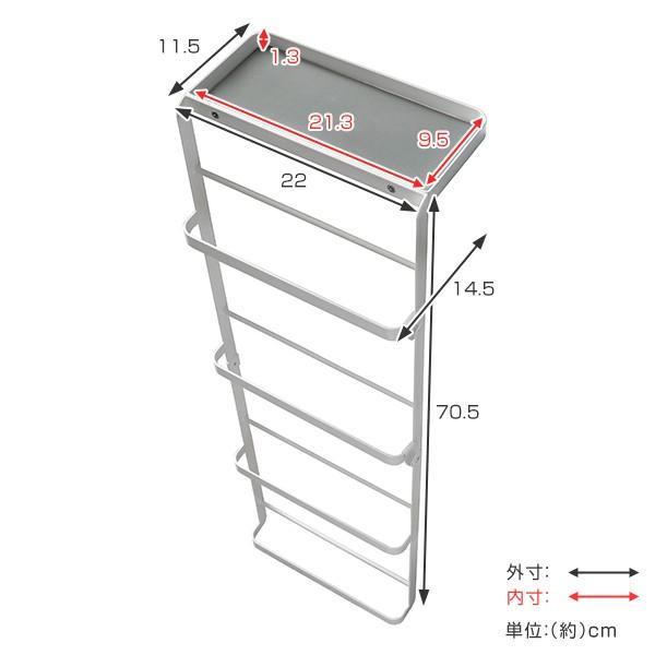 スリッパラック スリム 引っ掛け式 タワー tower スリッパ収納 （ 玄関 収納 スリッパ ラック スタンド ）｜livingut｜03