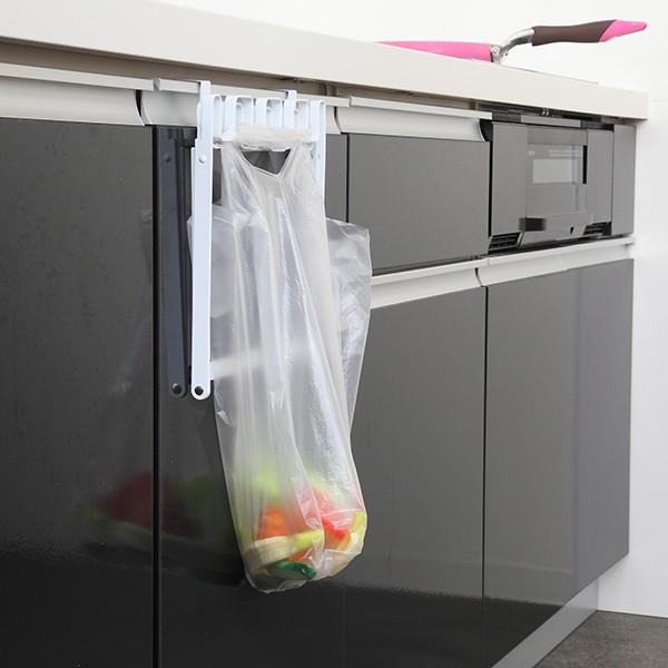 特典付き 山崎実業 tower レジ袋ハンガー タワー （ 4903208071338 713 キッチン 分別ゴミ箱 キッチン用品 ゴミ袋 ごみ箱 分別 折りたたみ TOWER レジ袋掛け ） | 山崎実業 | 11
