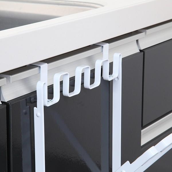 特典付き 山崎実業 tower レジ袋ハンガー タワー （ 4903208071338 713 キッチン 分別ゴミ箱 キッチン用品 ゴミ袋 ごみ箱 分別 折りたたみ TOWER レジ袋掛け ） | 山崎実業 | 14