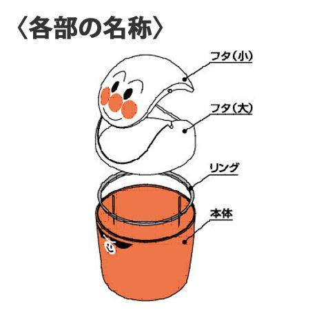 □在庫限り・入荷なし□ゴミ箱 ごみ箱 スイングペール アンパンマン