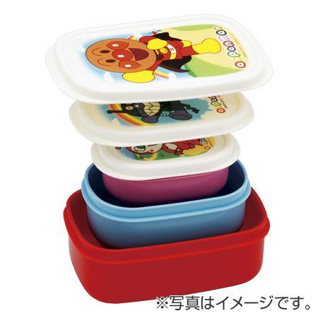 お弁当箱 シール容器 ランチコンテナー アンパンマン 3個入 子供用