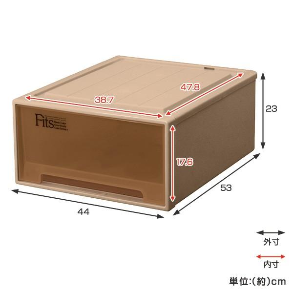 Fits 収納ケース Fits フィッツケースクローゼット ワイドM−53