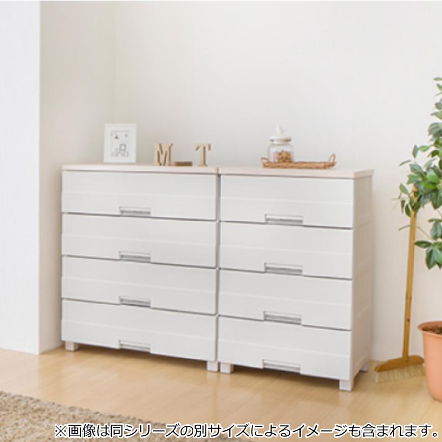 チェスト プラスチック 4段 フィッツプラスイージー FE5504 幅55cm 完成品 日本製 （ タンス 箪笥 リビング収納 衣類収納 カプチーノ ）｜livingut｜12