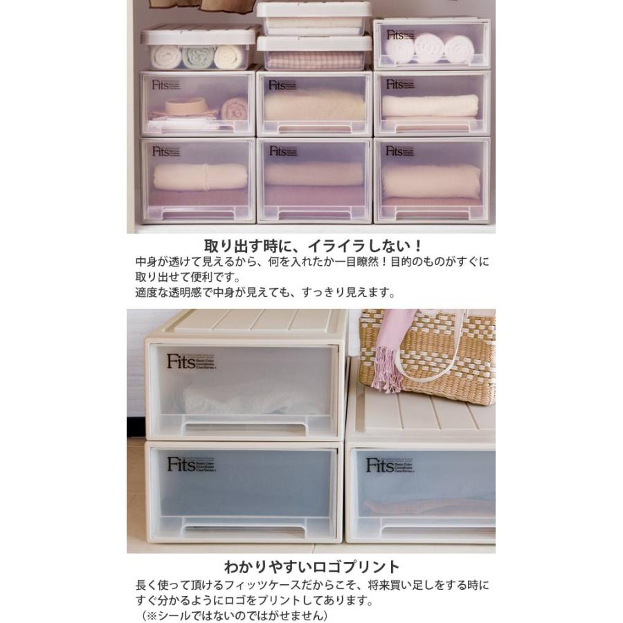 Fits フィッツケースクローゼット 浅深3段 ( 幅39×奥行53×高さ Fits フィッツケースクローゼット 浅深3段 ( 幅39×奥行53×高さ