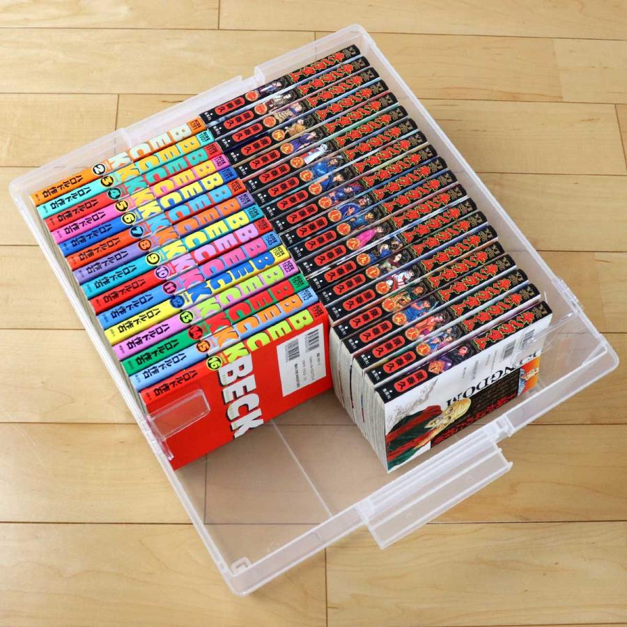 コミック本いれと庫　17×45×20 ⑥ Amazon.co.jp: 天馬 書籍収納ボックス コミック本いれと庫 3個