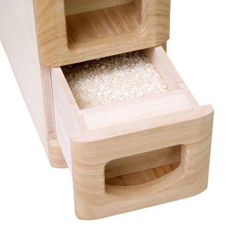 米びつ　桐製　ライスボックス　6kg　無洗米対応 （ ライスストッカー 米櫃 おすすめ ）｜livingut｜02