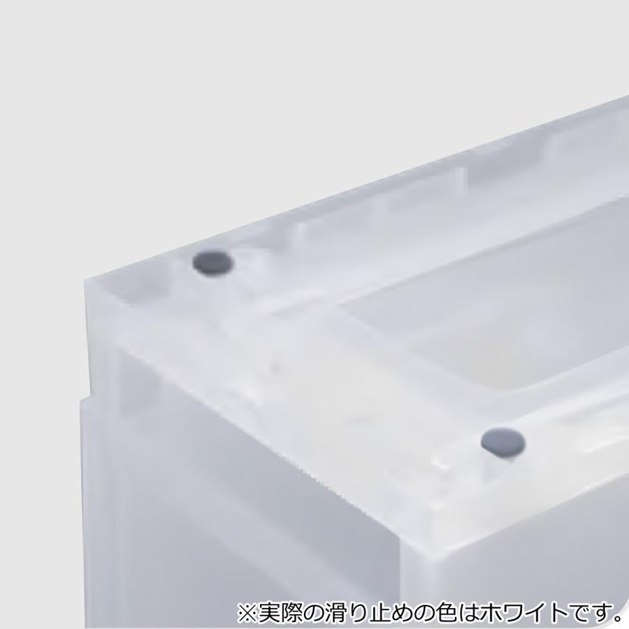 収納ケース プラスト 半透明タイプ 1段 幅34×高さ20.5cm FR3401 （ 収納ボックス 収納チェスト 引き出し プラスチック おもちゃ箱 クローゼット 収納 ）｜livingut｜08