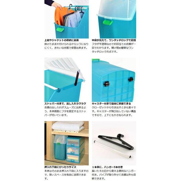 □在庫限り・入荷なし□らくらく衣装ケース 収納ケース ハンガー掛け用