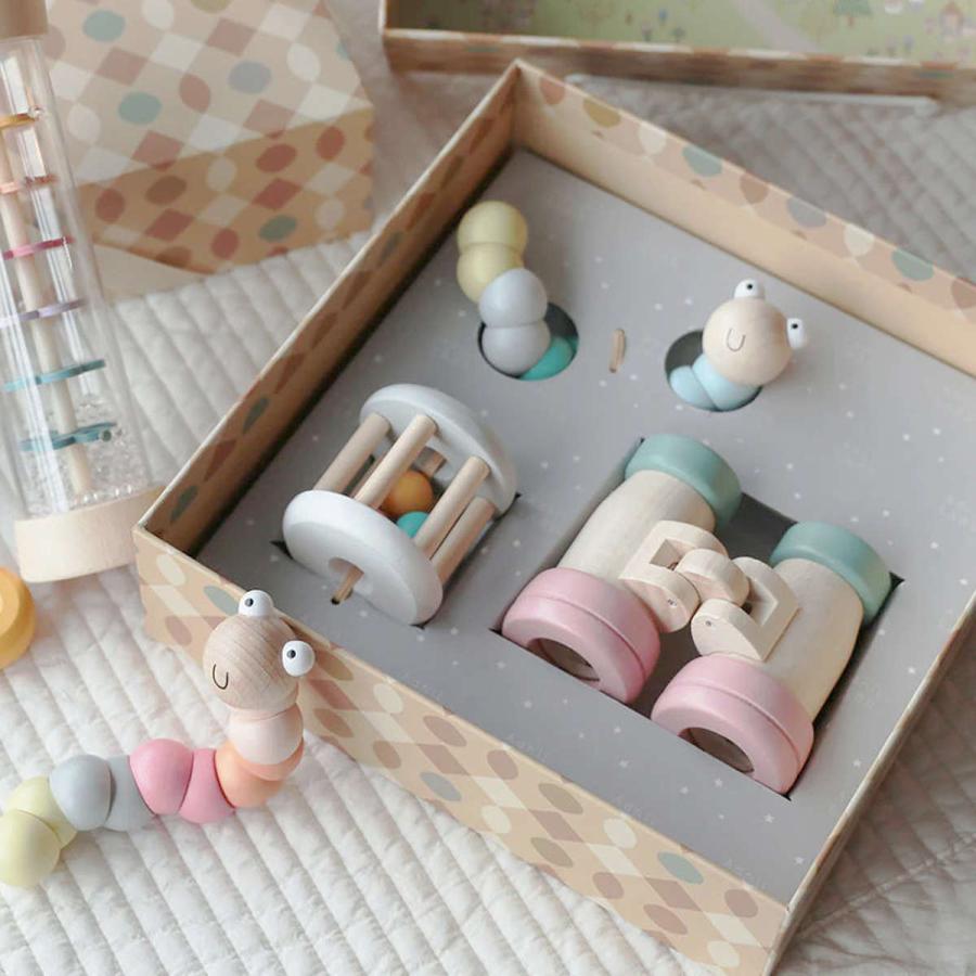 クラファン返礼品 ディスクロニア:CA マイア・ガネット キャンバスアート magnet 木製 おもちゃ 3点 ギフトセット MEMENTO SMILE 知育玩具