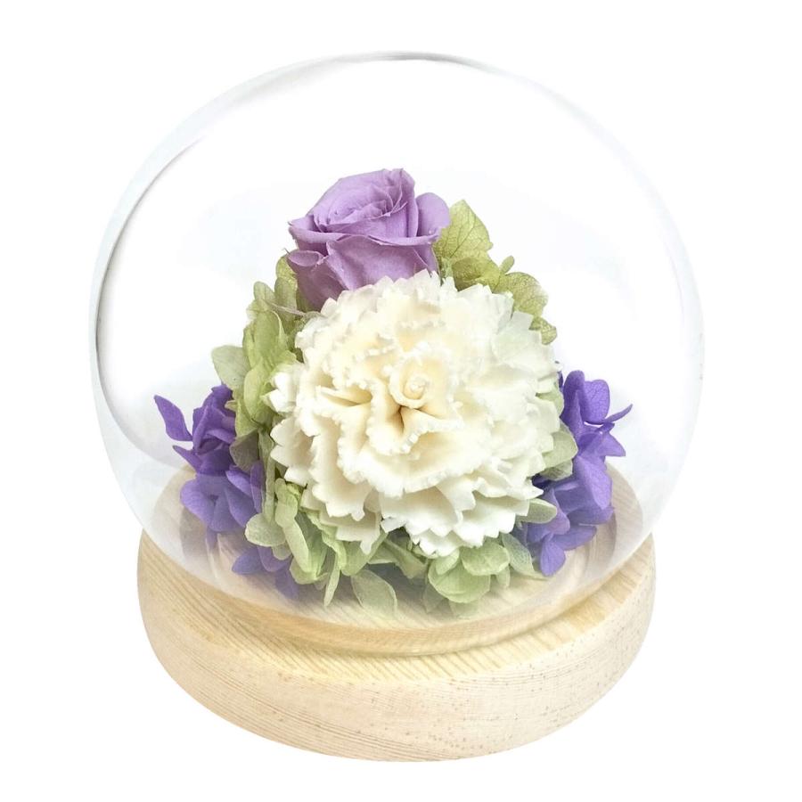 供え花 仏花 スフィア ドームアレンジ 優 萌 咲 プリザーブドフラワー