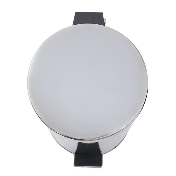 パール金属 ゴミ箱 3L ふた付き ペダル ステンレス 丸型 （ 3リットル